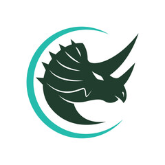 Obraz premium Dino logo icon design