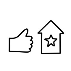 Obraz premium Award line illustration on white background