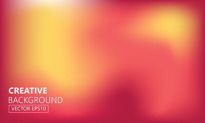 Abstract Warm Gradient Background with Red and Yellow Colors