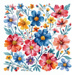 Flowers Pattern Design , Eps Format