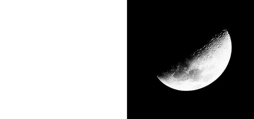 Waning crescent moon element isolated on transparent background with luminance mask for post production work lunar phase astronomy visual aid © Creative Png