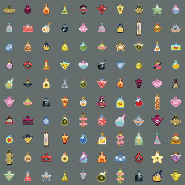 Game catroon potions large pack