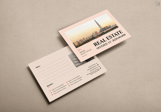 Real Estate Postcard Layout