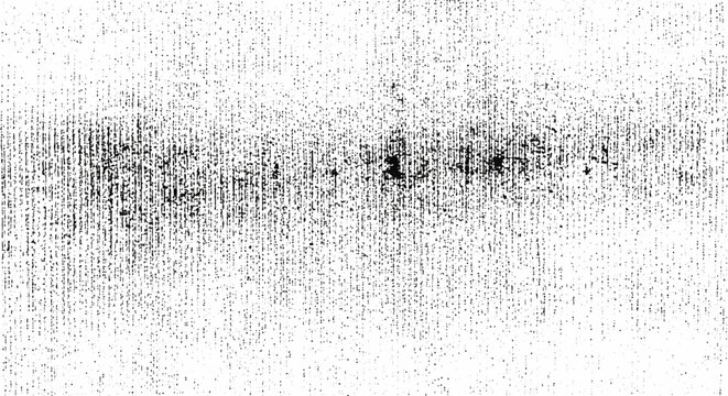 Abstract Textured Grunge Overlay with Vertical Streaks and Speckles on White Background