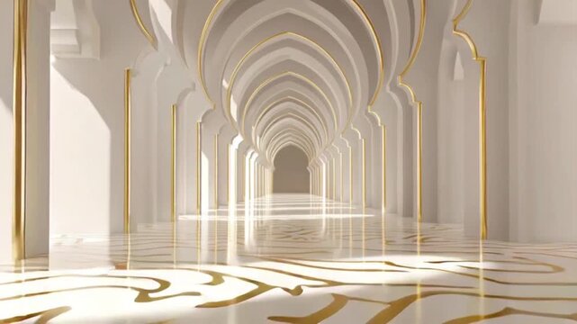 Ramadan Kareem intro inspired by Islamic architecture