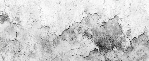 Obraz premium Weathered gray and white textured surface with cracks