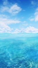Obraz premium Beautiful ocean backgrounds outdoors horizon.