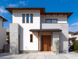 住宅イメージ　モダンな新築住宅