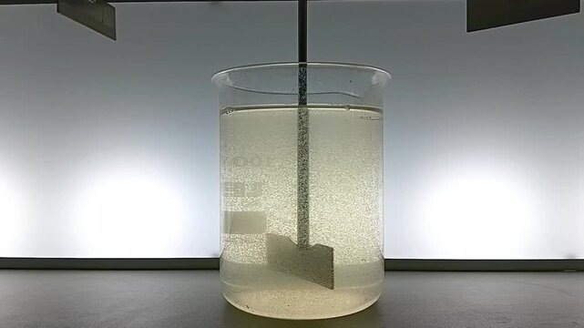 Completion of Slow Mixing Stage 1 at 120 RPM in Jar Test Water Analysis