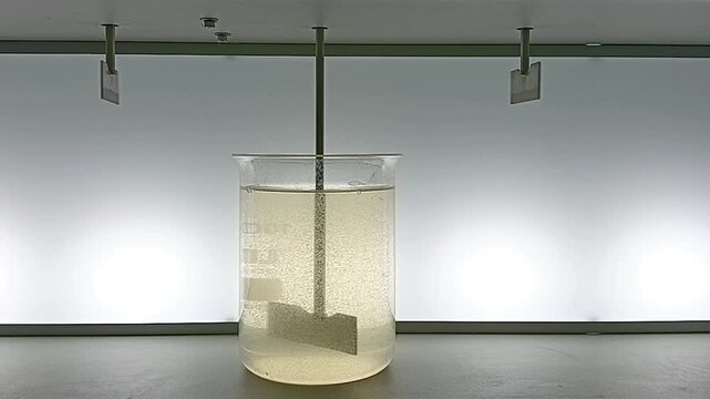 Jar Test Slow Mixing Stage 2: Gentle Stirring at 40 RPM for Floc Growth