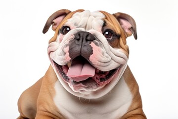 Obraz premium Smiling bulldog mammal animal boxer.