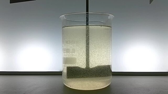 Completion of Slow Mixing Stage 2 at 40 RPM: Fully Formed Flocs in Jar Test