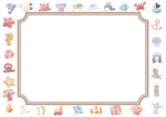 卒園式・修了証書 そのまま使えるパステル証書・メッセージカードテンプレート / Graduation & Completion Certificate & Message Card Template (Pastel)