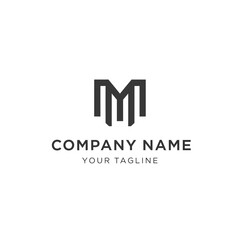 Fototapeta premium Modern Company Logo Template Design Element.