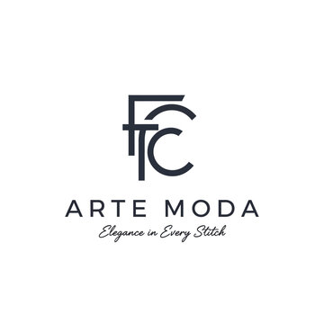 FTC Arte Moda Elegant Fashion Logo Design.