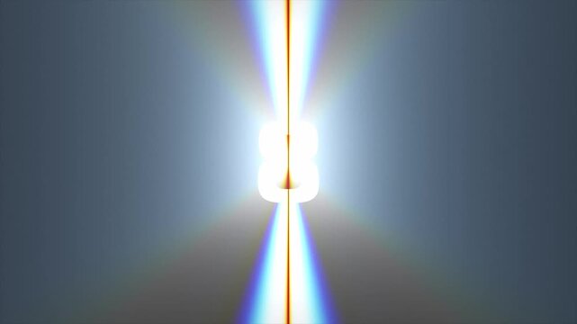 10 second countdown retro style with RGB colors glitch
