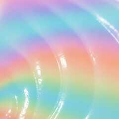 Abstract rainbow swirl