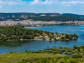 Nissos Ioanninon island on Lake Pamvotida, Ioannina, Greece