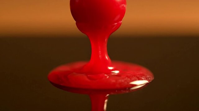 Organic Flow Dynamics The intricate and unpredictable patterns created by molten liquids.