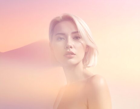 Ethereal Beauty - A Portrait of Serenity and Grace.