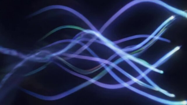 Subtle Chromatic Shifts Emphasizing the interplay of iridescent blues, purples, and greens within the light.