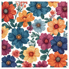 Flowers Pattern Design Very Cool