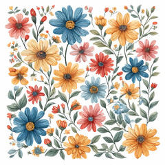 Flowers Pattern Design Very Cool