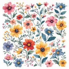Flowers Pattern Design Very Cool