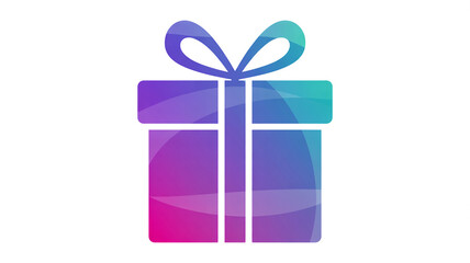 Obraz premium Colorful Gift Box Illustration