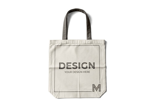 Tote Bag Mockup Top View