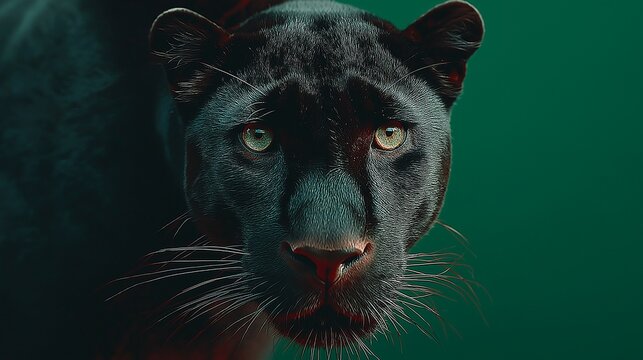 Panth&egrave;re noire &ndash; regard fix&eacute;