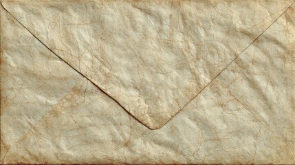 Fototapeta premium Old vintage envelope with crumpled paper texture