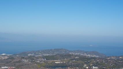 Obraz premium 大室山からの風景