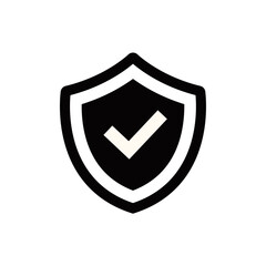 セキュリティと保護を表すシンプルな盾アイコン