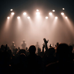 Celebrating success with a standing ovation in a bright modern ceremony