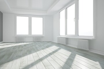 Modern interior design. 3D illustration