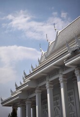 White Temple Architecture in Pattaya, Thailand