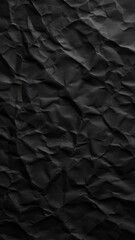 Textured black crumpled paper mobile wallpaper