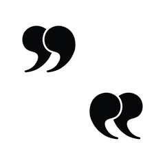 Stylized quotation punctuation set &ndash; A decorative and expressive duo of unique quote icons for graphic kits, journaling pages, scrapbooking layouts, digital templates, and printables