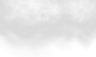 Naklejka premium Soft white fog curls around the corners of the frame. Transparent background allows flexible design integration. Great for photography, websites, or digital banners. PNG