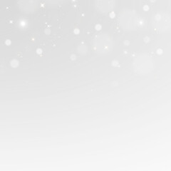 Magical golden flare with shimmering bokeh sparkle