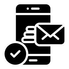 send email glyph icon