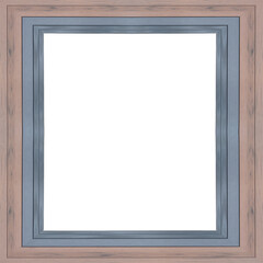 Breiter leerer Holzrahmen