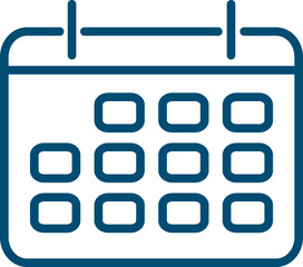 Calendar icon. Calendar planner icons for app, website, ui. reminder organizer event signs. business plan schedule.