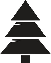 Fototapeta premium Abstract Christmas tree