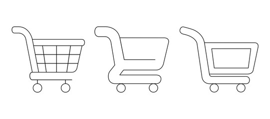 vector shopping cart icon