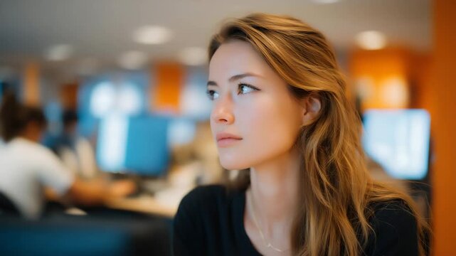 Innovative companies invest in a flexible workspace for employees, offering adaptable desks, shared zones, and quiet areas to match different working styles. cinematic color correction, natural