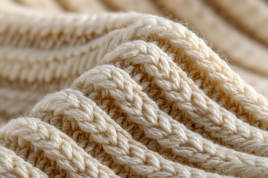 Close-up of smooth knit fabric forming a gentle upward slope symbolizing steady gradual progress