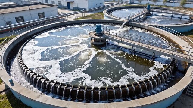 Industrial water treatment tanks