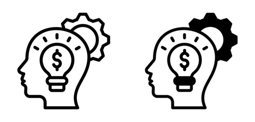 Business Intelligence Icon  Collection line & Mixed Style icon 